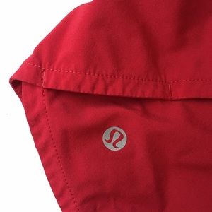 Red Lululemon Shorts (perfect condition)